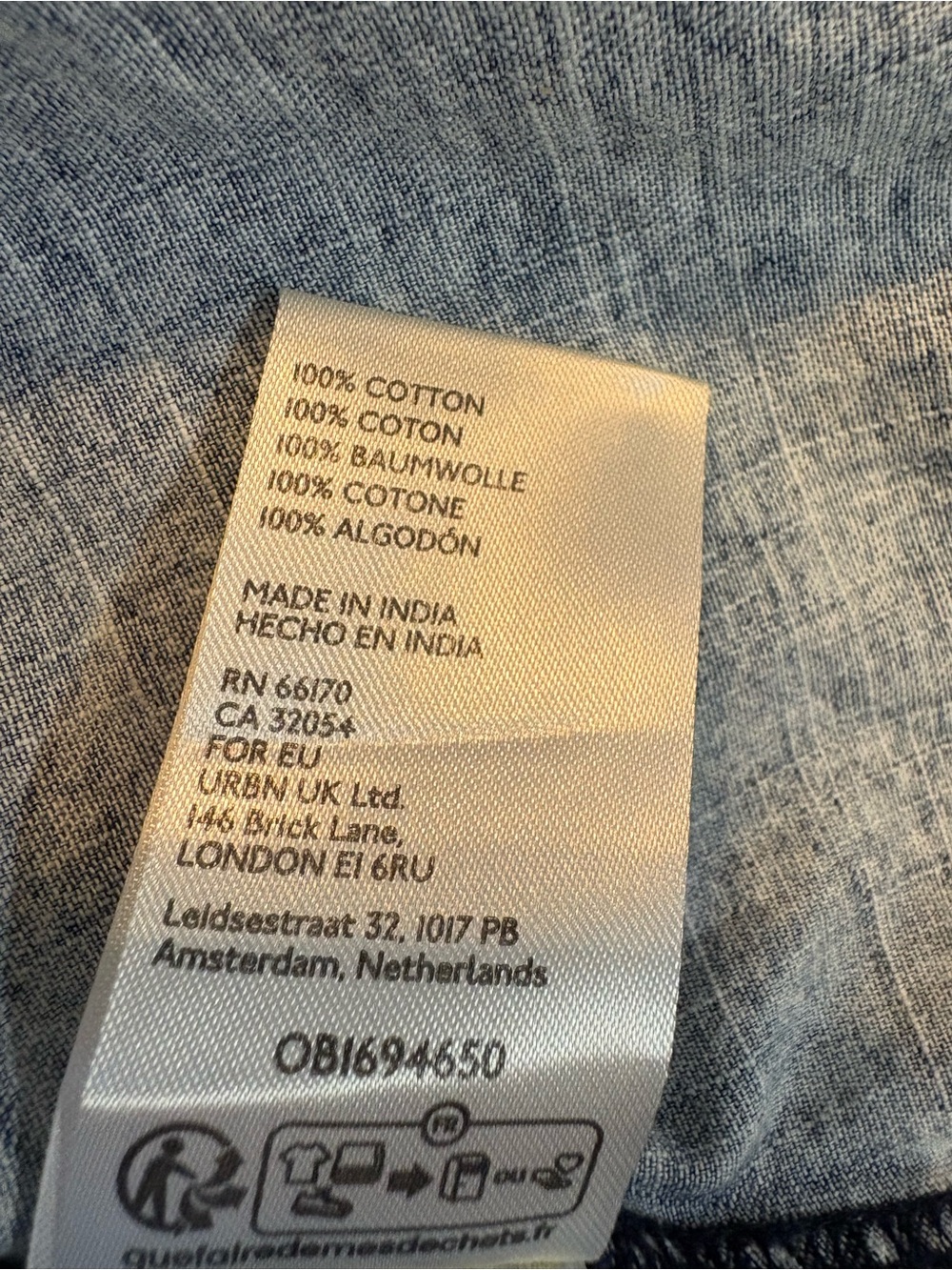 Free People We the Free denim swing Jacket Medium - Picture 8 of 9